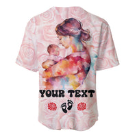 Happy Mother Day Baseball Jersey Mommy Est 2024 - Wonder Print Shop