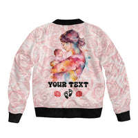 Happy Mother Day Bomber Jacket Mommy Est 2024 - Wonder Print Shop
