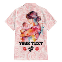 Happy Mother Day Family Matching Mermaid Dress and Hawaiian Shirt Mommy Est 2024 - Wonder Print Shop