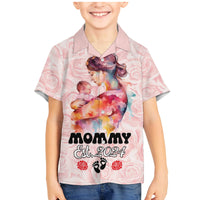Happy Mother Day Family Matching Mermaid Dress and Hawaiian Shirt Mommy Est 2024 - Wonder Print Shop