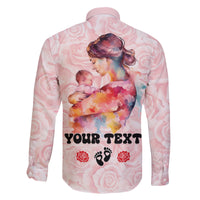 Happy Mother Day Family Matching Off Shoulder Maxi Dress and Hawaiian Shirt Mommy Est 2024 - Wonder Print Shop