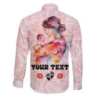 Happy Mother Day Family Matching Short Sleeve Bodycon Dress and Hawaiian Shirt Mommy Est 2024 - Wonder Print Shop