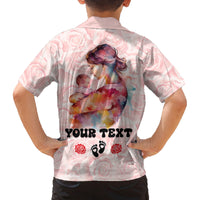 Happy Mother Day Family Matching Tank Maxi Dress and Hawaiian Shirt Mommy Est 2024 - Wonder Print Shop