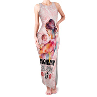 Happy Mother Day Family Matching Tank Maxi Dress and Hawaiian Shirt Mommy Est 2024 - Wonder Print Shop