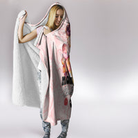 Happy Mother Day Hooded Blanket Mommy Est 2024