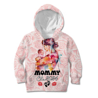 Happy Mother Day Kid Hoodie Mommy Est 2024 - Wonder Print Shop