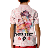 Happy Mother Day Kid Polo Shirt Mommy Est 2024 - Wonder Print Shop