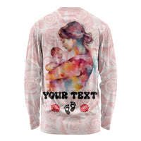 Happy Mother Day Long Sleeve Shirt Mommy Est 2024 - Wonder Print Shop