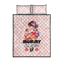 Happy Mother Day Quilt Bed Set Mommy Est 2024 - Wonder Print Shop