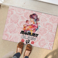 Happy Mother Day Rubber Doormat Mommy Est 2024 - Wonder Print Shop