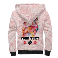 Happy Mother Day Sherpa Hoodie Mommy Est 2024 - Wonder Print Shop