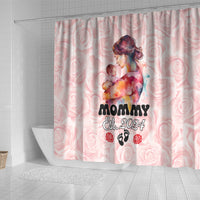 Happy Mother Day Shower Curtain Mommy Est 2024