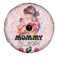 Happy Mother Day Spare Tire Cover Mommy Est 2024 - Wonder Print Shop