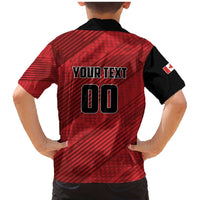 Custom Canada Soccer Family Matching Mermaid Dress and Hawaiian Shirt Maple Leaf Together We Rise