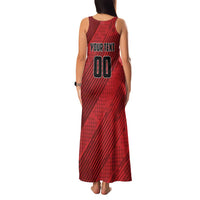 Custom Canada Soccer Family Matching Tank Maxi Dress and Hawaiian Shirt Maple Leaf Together We Rise