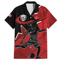 Custom Canada Soccer Hawaiian Shirt Maple Leaf Together We Rise