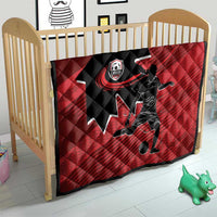 Canada Soccer Quilt Maple Leaf Together We Rise