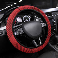 Canada Soccer Steering Wheel Cover Maple Leaf Together We Rise