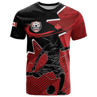 Custom Canada Soccer T Shirt Maple Leaf Together We Rise