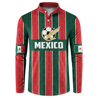 Custom Mexico Football Button Sweatshirt Siempre Con El Tri