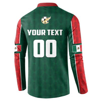 Custom Mexico Football Button Sweatshirt Siempre Con El Tri