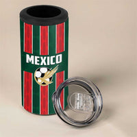 Custom Mexico Football 4 in 1 Can Cooler Tumbler Siempre Con El Tri