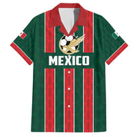 Custom Mexico Football Family Matching Short Sleeve Bodycon Dress and Hawaiian Shirt Siempre Con El Tri