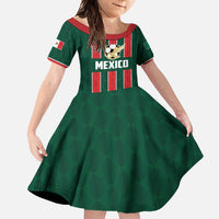 Custom Mexico Football Family Matching Tank Maxi Dress and Hawaiian Shirt Siempre Con El Tri