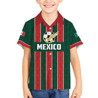 Custom Mexico Football Family Matching Tank Maxi Dress and Hawaiian Shirt Siempre Con El Tri