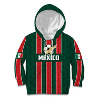 Custom Mexico Football Kid Hoodie Siempre Con El Tri