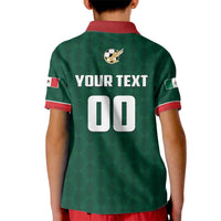 Custom Mexico Football Kid Polo Shirt Siempre Con El Tri