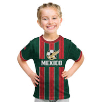 Custom Mexico Football Kid T Shirt Siempre Con El Tri