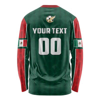 Custom Mexico Football Long Sleeve Shirt Siempre Con El Tri