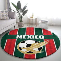 Mexico Football Round Carpet Siempre Con El Tri