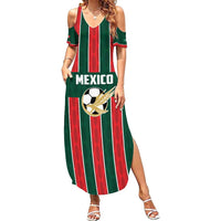 Custom Mexico Football Summer Maxi Dress Siempre Con El Tri