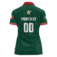 Custom Mexico Football Women Polo Shirt Siempre Con El Tri