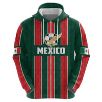Custom Mexico Football Zip Hoodie Siempre Con El Tri