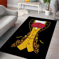 Mexican Mariachi Charro Suit Stylized Area Rug Cinco de Mayo Fiesta