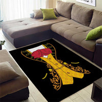 Mexican Mariachi Charro Suit Stylized Area Rug Cinco de Mayo Fiesta