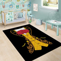 Mexican Mariachi Charro Suit Stylized Area Rug Cinco de Mayo Fiesta