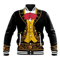 Mexican Mariachi Charro Suit Stylized Baseball Jacket Cinco de Mayo Fiesta