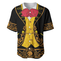 Mexican Mariachi Charro Suit Stylized Baseball Jersey Cinco de Mayo Fiesta