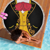 Mexican Mariachi Charro Suit Stylized Beach Blanket Cinco de Mayo Fiesta