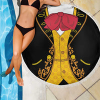 Mexican Mariachi Charro Suit Stylized Beach Blanket Cinco de Mayo Fiesta