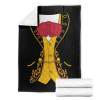 Mexican Mariachi Charro Suit Stylized Blanket Cinco de Mayo Fiesta