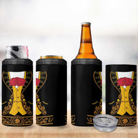 Mexican Mariachi Charro Suit Stylized 4 in 1 Can Cooler Tumbler Cinco de Mayo Fiesta