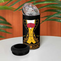 Mexican Mariachi Charro Suit Stylized 4 in 1 Can Cooler Tumbler Cinco de Mayo Fiesta