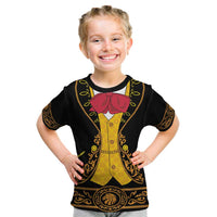 Mexican Mariachi Charro Suit Stylized Kid T Shirt Cinco de Mayo Fiesta