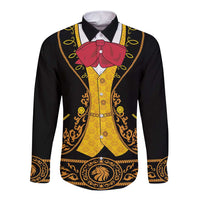 Mexican Mariachi Charro Suit Stylized Long Sleeve Button Shirt Cinco de Mayo Fiesta