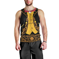Mexican Mariachi Charro Suit Stylized Men Tank Top Cinco de Mayo Fiesta